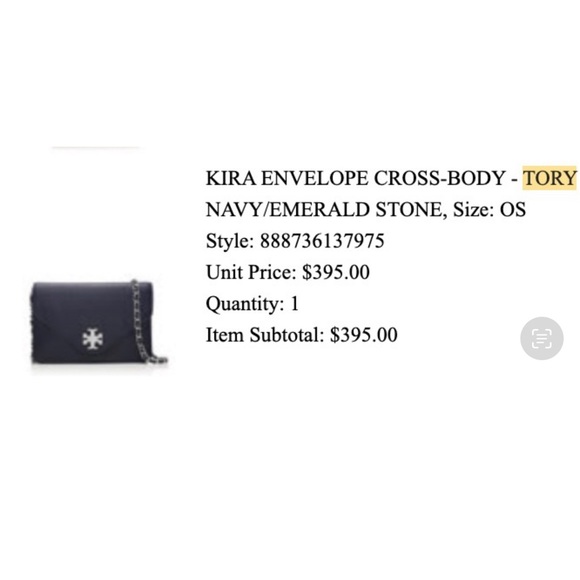 Tory Burch Kira Envelop Crossbody Bag - Picture 3 of 13